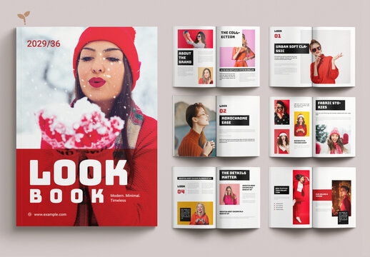 Fashion Lookbook Magazine Template