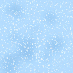 Falling Snowflake Bokeh Background – Soft Winter Glow, Winter Snowfall Bokeh – Frosty Light Background, Holiday Background, Dreamy Winter Background