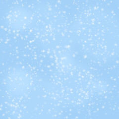 Falling Snowflake Bokeh Background – Soft Winter Glow, Winter Snowfall Bokeh – Frosty Light Background, Holiday Background, Dreamy Winter Background