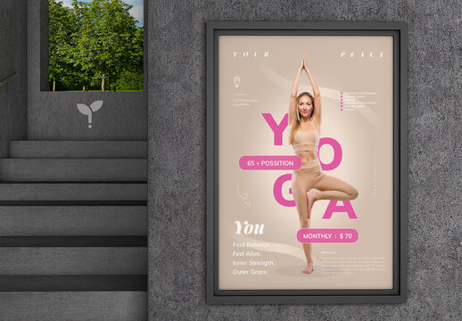 Yoga Class Poster Template