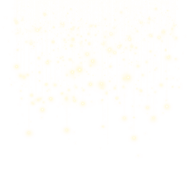 Yellow LED PNG Garland Overlay for Festive Holiday Decoration on transparent background