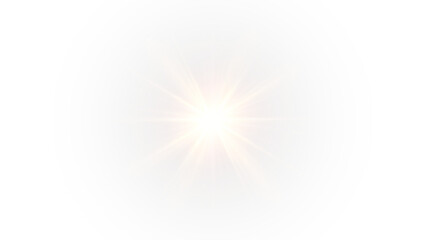 Gold Starburst PNG with Transparent Overlay for Festive Designs on transparent background