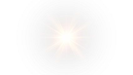 Gold Starburst PNG with Transparent Overlay for Festive Designs on transparent background