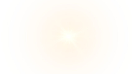 Vibrant PNG Overlay with Sunburst Effect and Yellow Glow on transparent background