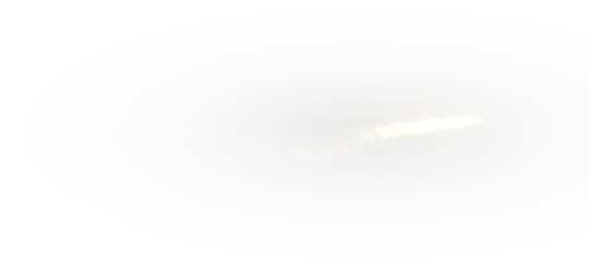 PNG Overlay of Gold Spark Trail on Transparent Background