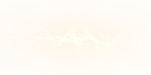 PNG Energy Wave Overlay with Gold Sparkle Effect on transparent background