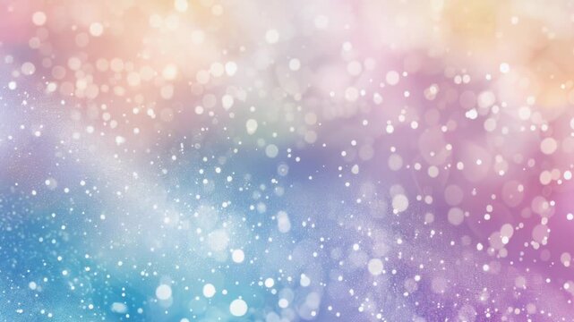 Video A blurry  of snowy ground with unclear features