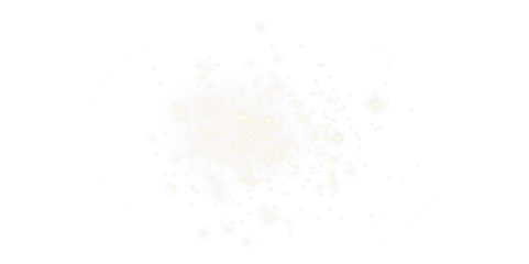 Gold Sparkle Effect PNG with Glowing Overlay on transparent background