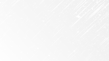 PNG Overlay of Realistic White Rain Streaks on Transparent Background