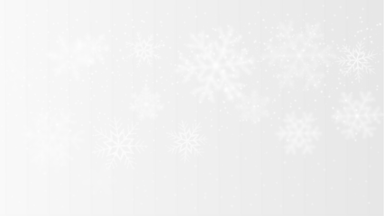PNG Snowflake Overlay on Transparent Background