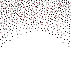 Red and Black Glitter Confetti Background