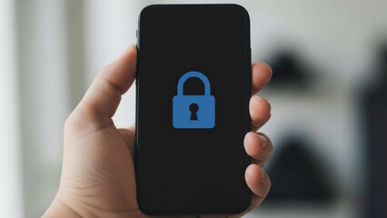 Smartphone security and privacy protection concept