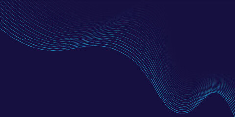 blue wavy halftone background. Dot pop art sport style modern background texture pattern abstract vector design © MAULIDIARDAN