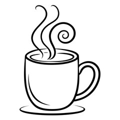 Line Art Hot Chocolate