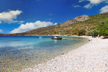 Klima beach in Samos, Greece