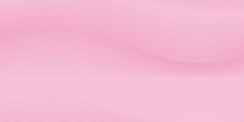 pink lines wave curves with smooth gradient abstract background