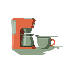 Modern Coffee Brewing Station