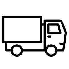 Delivery Truck icon.  Express delivery trucks icons. Fast shipping truck. Free delivery 24 hours. Logistic trucking sign. Vector illustration.