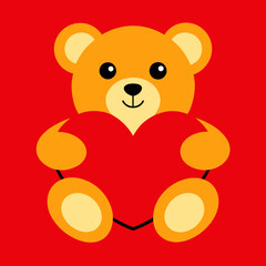 teddy bear with heart