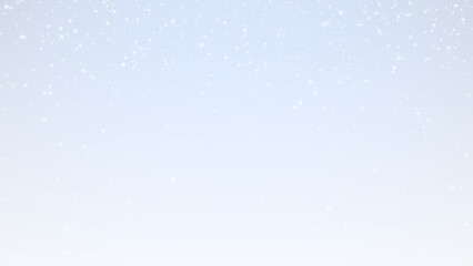 Fototapeta premium Snow PNG overlay with white snowflakes on transparent background, winter