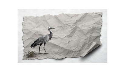 Obraz premium great blue heron ardea cinerea , heron on the beach