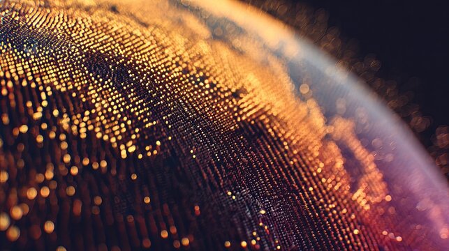 Digital pixel earth design with abstract data elements forming a modern internet background, representing global connectivity, network communication, and futuristic technology concepts