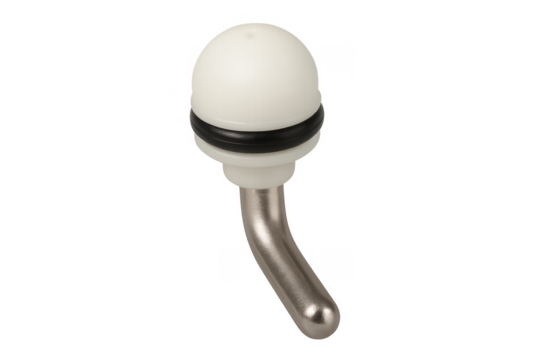 Ball joint swivel plumbing connector transparent background