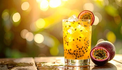 Suco de Maracuj&aacute; &ndash; Jus Markisa Brazil dengan Es Batu