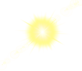 Soft light-yellow round star isolated on a transparent PNG background. Minimal, clean shape without additional effects.