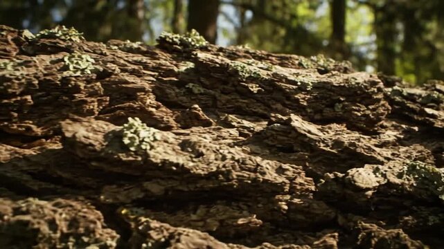 Intricate macro view of ancient tree bark, highlighting its rugged textures, deep furrows, and unique organic patterns in stunning detail. close up tree bark, nature, forest, texture, wood,?