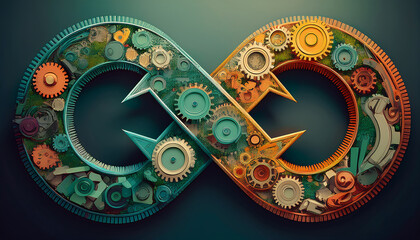 Sustainable Infinity: Gears of Ecology and Technology