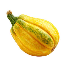 Yellow squash with green stripes
