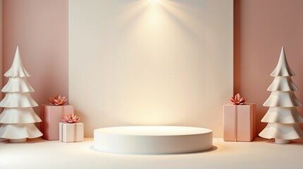 christmas tree and candle