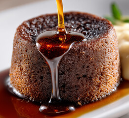 Sticky Date Pudding with Warm Toffee Sauce