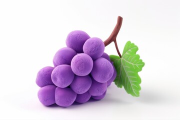 Purple Grape Bunch Still Life Art Fruitful Harvest Ripe Berries Sweet on transparent background