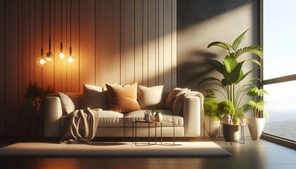 Fototapeta premium modern living room