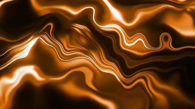 Abstract background featuring flowing waves of colorful liquid animation