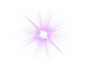 PNG Neon Light Burst with Transparent Overlay Effect on transparent background