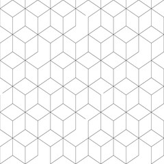 Seamless Lines Boxes geometric pattern based on Black and white