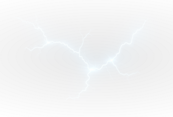 Thunderbolt PNG overlay with energetic burst trails and transparent background, enhancing action‑themed visuals with vivid motion flow.