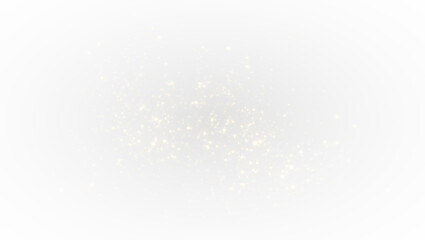 PNG Gold Spark Particles Overlay with Transparent Effect on transparent background