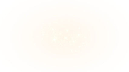 Shimmering dust and sparkle PNG Overlay on transparent background, adding soft festive magic and...