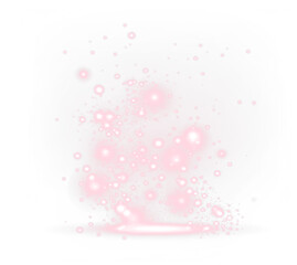 Shimmering dust and sparkle PNG Overlay on transparent background, adding soft festive magic and gentle glowing accents for decorative designs. Effect for creative scenes.