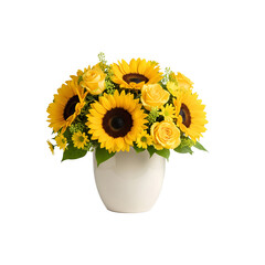 Obraz premium sunflowers in a vase