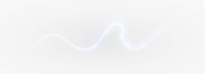 White Wave PNG with Transparent Background for Overlay Designs
