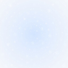 PNG Blue Snowflake Overlay with Transparent Background