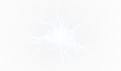 PNG Electric Spark with Transparent Overlay on transparent background