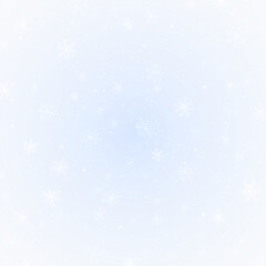 Blue Snowflakes PNG Overlay with Seasonal Transparent Design on transparent background