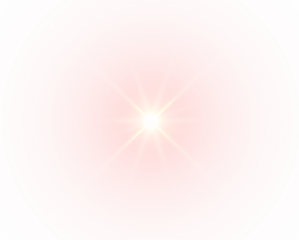 PNG of Red Light Overlay with Shining Effect on Transparent Background
