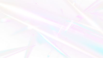 Bright RGB optical reflections in transparent PNG overlay for luxurious